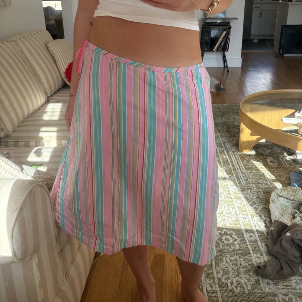 Old Navy Vintage 2000’s Striped Midi Skirt